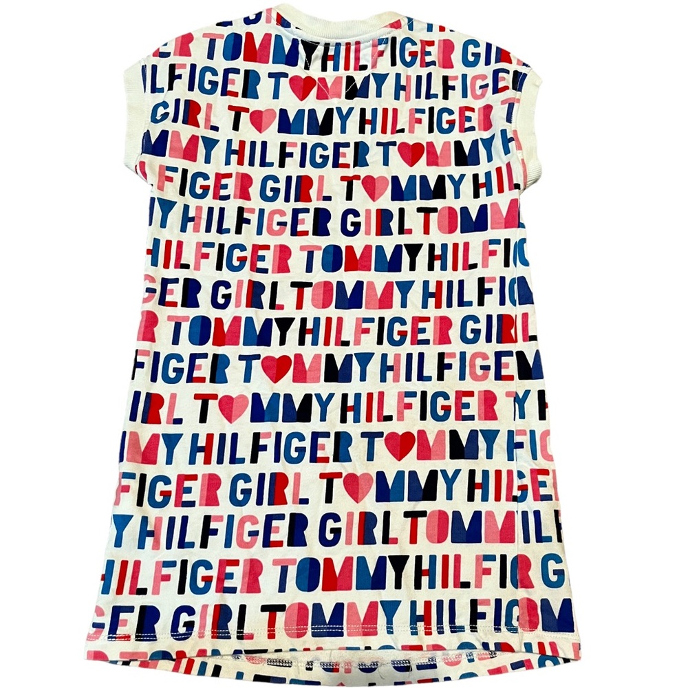 Tommy Hilfiger White dress with Red and Blue Accents size 6 - Picture 2 of 4